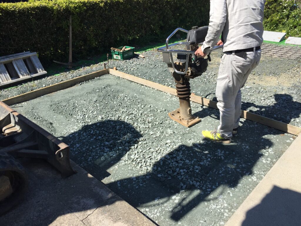 土間工事のサンプル