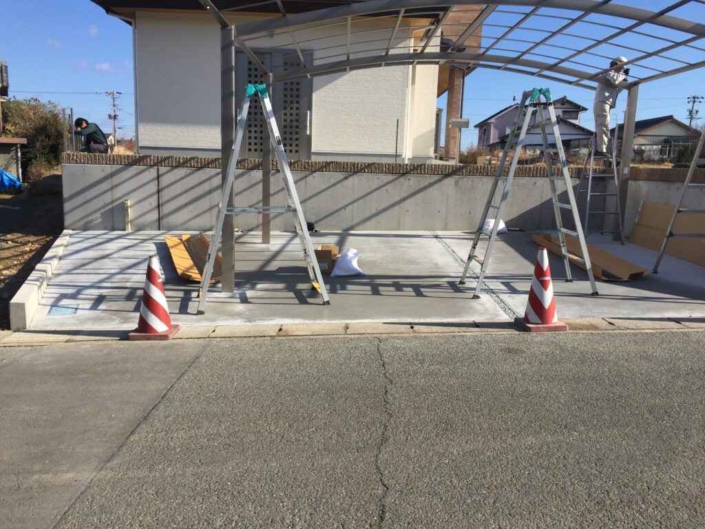 駐車場工事のサンプル